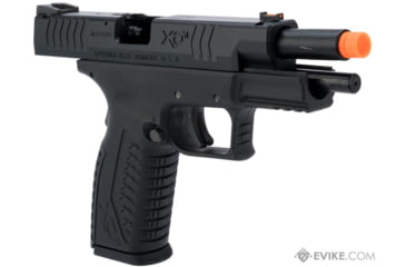 Image of Air Venturi Springfield Armory Licensed XDM Gas Blowback Airsoft Training Pistol, 4.5 Duty, Black, SA-XDM45CBB6-B
