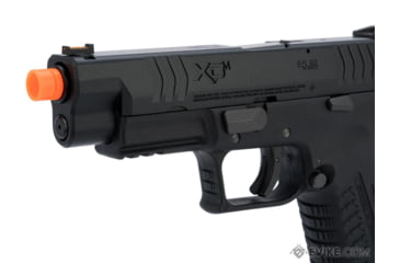 Image of Air Venturi Springfield Armory Licensed XDM Gas Blowback Airsoft Training Pistol, 4.5 Duty, Black, SA-XDM45CBB6-B