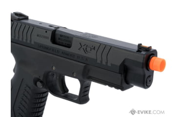 Image of Air Venturi Springfield Armory Licensed XDM Gas Blowback Airsoft Training Pistol, 4.5 Duty, Black, SA-XDM45CBB6-B