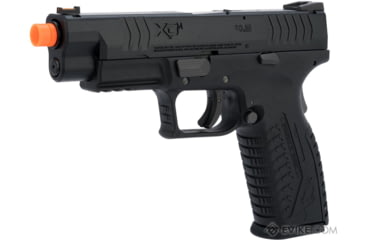 Image of Air Venturi Springfield Armory Licensed XDM Gas Blowback Airsoft Training Pistol, 4.5 Duty, Black, SA-XDM45CBB6-B