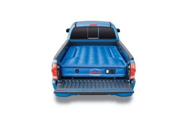 Image of Airbedz Original Full Size 8 Foot Long Inflatable Truck Bed w/ Built-in Rechargeable Battery Air Pump, Blue, PPI 101