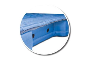Image of Airbedz Original Mid Size 5 to 5.5 ft Short Inflatable Truck Bed w/ Built-in Rechargeable Battery Air Pump and Tailgate Extension Mattress, Blue, PPI-105