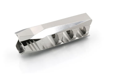 Image of Airborne Arms AAS8 Spectre Muzzle Brake, AR, .308 Win/ 7.62x39mm/ 6.8mm Rem SPC/ 6.5/ 6mm ARC, 5/8x24 Thread, Silver, AAUP-AAS8