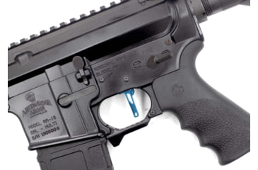 Image of Airborne Arms Geronimo Trigger System - Straight Talon, 3-4lb, Blue, Small, AAGT-SLK1