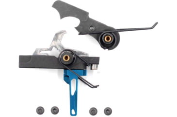 Image of Airborne Arms Geronimo Trigger System - Straight Talon, 3-4lb, Blue, Small, AAGT-SLK1