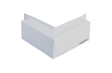 Image of Airhead Hull Hugr Dock Corner Bumper, White, 10 x 10 x 4 x 2.6in, HHB-C1W
