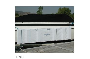 Image of Airhead Hull Hugr Roll Up Fender, White, Medium, HH-MW