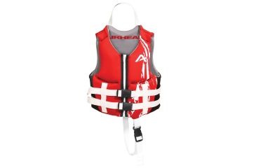 Image of Airhead Kids Swoosh Kwik-Dry Neolite Flex Vest, Red, 10076-02-B-RD