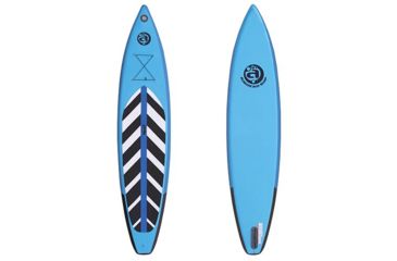 Image of Airhead Pace 1230 Inflatable Stand Up Paddleboard, Blue/Black, 1 Year Mfg Warranty, PVC / Nylon, AIR-41909
