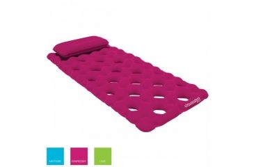 Image of Airhead Sun Comfort Cool Suede Pool Mattress, Raspberry, AHSC-023