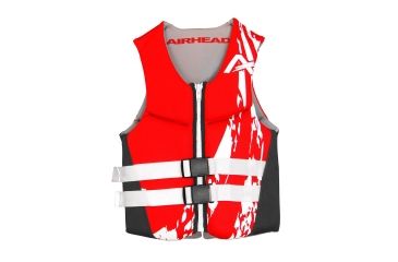 Image of Airhead Swoosh Kwik-Dry Neolite Flex Vest, S, Red, Red, Small, 10076-08-B-RD