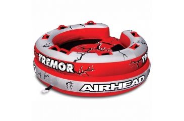 Image of Airhead Tremor Inflatable Tube, Red/Gray, AHTM-4
