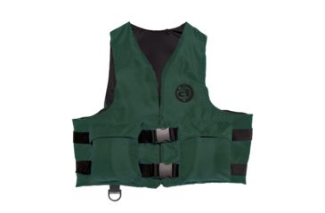 Image of Airhead Youth Sportsman Life Vest w/ Pockets, Hunter Green, 10004-03-A-HG