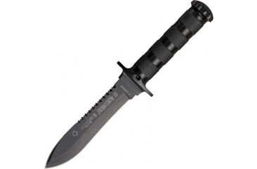 Image of Aitor Aitor Jungle King II Fixed Blade Black Knurled Stainless Steel 5.375" Black, Black, Stainless Steel, adult, BHQ-38330