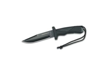 Image of Aitor Hammerhead Fixed Blade Knife,5.9in Black Steel Blade,Black rubber Handle 16006