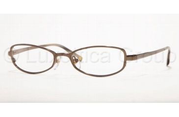 Image of Anne Klein AK7517 Eyeglasses with No-Line Progressive Rx Prescription Lenses 808-4917 - Shiny Brown 