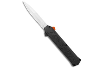 Image of Akc AKC F-16 D/A Bayo OTF Automatic Knife Black w/ Orange Button 3.3" Satin, Black, 440, adult, BHQ-102935