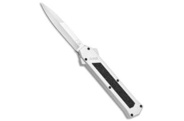 Image of Akc AKC F-16 D/A Bayonet OTF Automatic Knife White 3.3" Satin, White, 440, adult, BHQ-76077