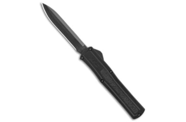 Image of Akc AKC F-20 D/A OTF Automatic Knife Black Aluminum 3.6" Black, Black, 440, adult, BHQ-140839