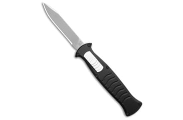 Image of Akc AKC X-treme EVO OTF Automatic Knife Black Aluminum 3.5" Satin, Black, AUS-8, adult, BHQ-217493