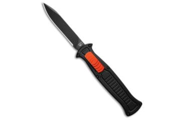 Image of Akc AKC X-treme EVO R OTF Automatic Knife Black Aluminum/Orange Slide 3.5" Black, Black/Orange, AUS-8, adult, BHQ-197813