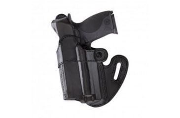 Image of Aker Leather Model 167 Nightguard Holsters, SIG Sauer P226, Left, Plain, Black, H167BPLU-S226M3