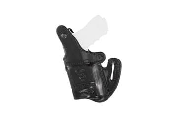Image of Aker Leather Model 167 Nightguard Holsters, Glock 20, Right, Plain, Black, H167BPRU-G20M3