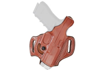Image of Aker Leather Model 168 Flatside Xr12 Holsters, Springfield Armory XD-S, Right, Plain, Tan, H168TPR-XDS