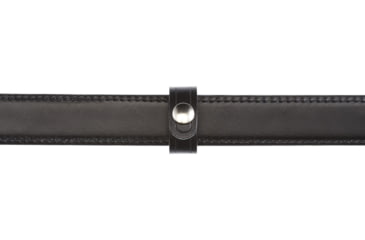 Image of Aker Leather 3/4-Inch Detective Belt Keeper, Small, Plain, Black, A531A-BP