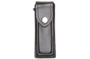 Image of Aker Leather Model 511 Single Magazine Pouch, Medium, Single Stack, Colt, .45 Caliber, Black Snap, Plain, Black, A511-BP-1-BK