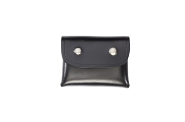 Image of Aker Leather Model 586 Surgical Glove Pouch, Hidden Snap, Small, Plain, Black, A586-BP-HS