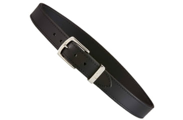Image of Aker Leather Dress Belt, 1-1/2, 30 in, Plain, Black, B12-BP-30