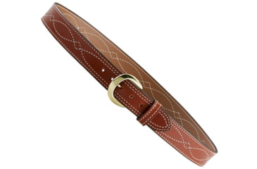 Image of Aker Leather Fancy Stitch Belt, 1-3/4, 42 in, Plain, Tan, B13-TP-42