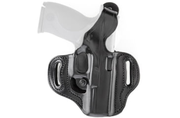 Image of Aker Leather Flatsider XR14 Straight Draw Holster, Glock 19/23/32, Left, Plain, Black, H170BPL-GL1923