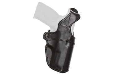 Image of Aker Leather Model 119 Blue Line High Ride Loop Duty Holster, SIG Sauer P320C, Left, Plain, Black, H119BPL-SS320C