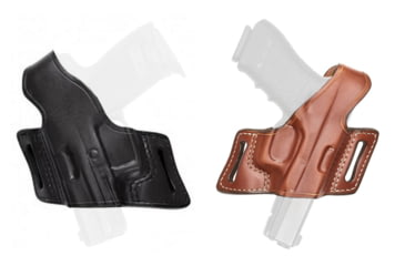 Image of Aker Leather Model 132 White Lightning Holsters, Black, Tan