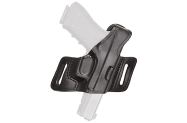 Image of Aker Leather 168A Flatsider XR13 Strapless Holster, SIG Sauer P320, Left, Plain, Black, H132BPLU-SS320