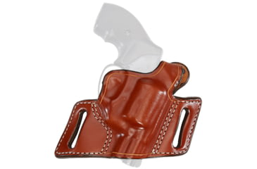 Image of Aker Leather Model 133 White Lightning Revolver Holster, S&amp;W 649 Hammerless, Right, Plain, Tan, H133TPR-SW649