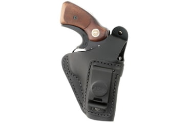 Image of Aker Leather Model 135 Spring Special Holsters, Colt Commander, Left, Plain, Black, H135BPL-COCOMM