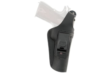 Image of Aker Leather Model 135 Spring Special Holsters, Colt Commander, Left, Plain, Black, H135BPL-COCOMM