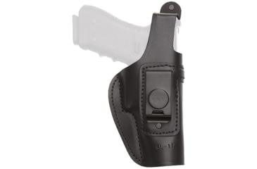 Image of Aker Leather Model 135 Spring Special Holsters, Colt Commander, Left, Plain, Black, H135BPL-COCOMM