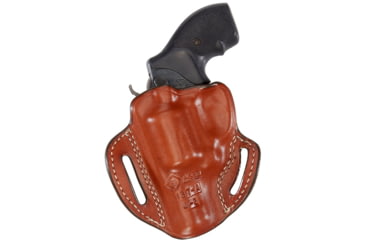 Image of Aker Leather Model 137A Bodyguard Revolver Strapless Open Top Holster, K/L-Frame 3in, Right, Plain, Tan, H137ATPR-MED3