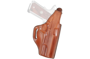 Image of Aker Leather Model 142 Hugger Belt Slide Holster, SIG Sauer P220/226, Right, Plain, Tan, H142TPR-SS220