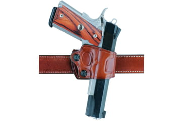 Image of Aker Leather Model 154 Yaqui Belt Slide Holster, Glock 20/21/29/30, Left, Plain, Tan, H154TPL-GL2021