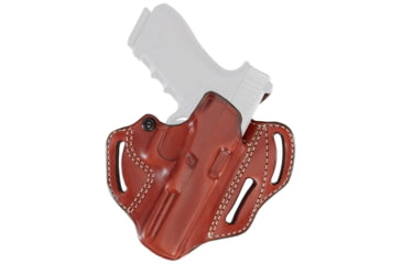 Image of Aker Leather Model 166A Classic 3 Slot Strapless Open Top Holster, M&amp;P 9/40/ 2.0, Left, Plain, Tan, H166ATPL-MP40
