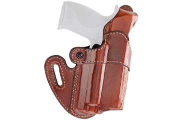Image of Aker Leather Model 167 Nightguard Holsters, Glock 17/19/26, SureFire X300U, Left, Plain, Tan, H167TPL-GL17X3