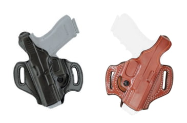 Image of Aker Leather Model 168 Flatside Xr12 Holsters, Black, Tan