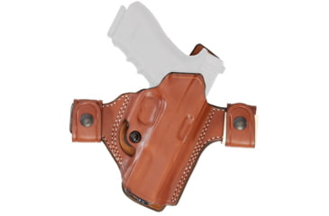 Image of Aker Leather Model 171A Flatsider Patriot XR21 Strapless Open Top Holster, SIG Sauer P365, Left, Plain, Tan, H171ATPL-SS365