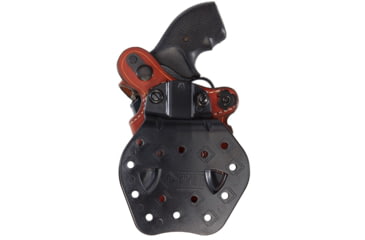 Image of Aker Leather Model 244 D.A Revolver Thumb Break Holster, J-Frame 2in, Left, Plain, Tan, H244TPL-SM2