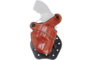Image of Aker Leather Model 244 D.A Revolver Thumb Break Holster, J-Frame 2in, Left, Plain, Tan, H244TPL-SM2